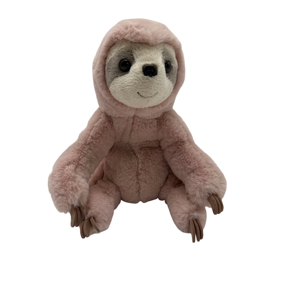 Douglas Cuddle Toy Sloth Plush Stuffed Animal Pink Soft Toy 10 inch